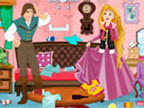 Rapunzel And Flynn Winter Clean Up