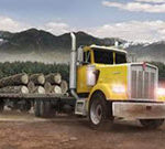 18 Wheeler Lumber Cargo