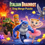 Italian Brainrot Drag Merge Puzzle