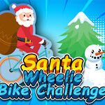 Santa Wheelie Bike Challenge